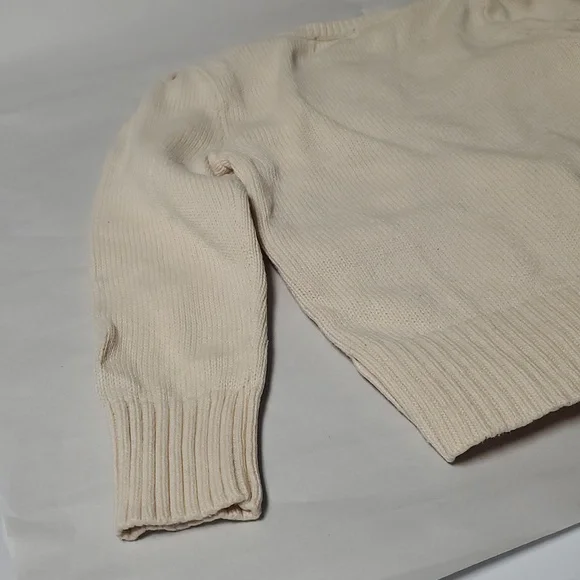 Ralph Lauren Girls Dalmatian Sweater Size 3T Cotton Puff Shoulder - Picture 11 of 16